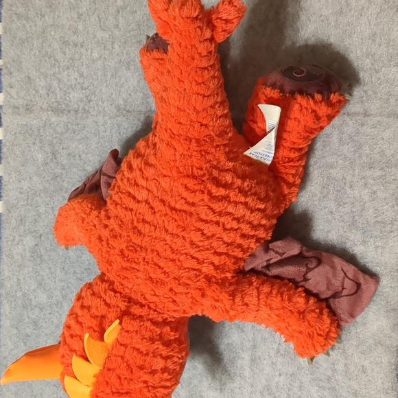 BUILD-A-BEAR MagiQuest Orange 16" Plush Charlock DRAGON Great Wolf Lodge Glows - Picture 7 of 7